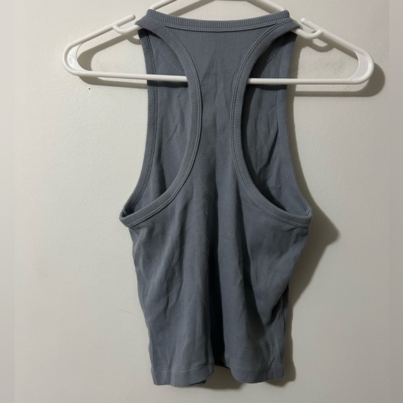 Abercrombie & Fitch Grey  Ribbed Tank Top - Picture 2 of 3